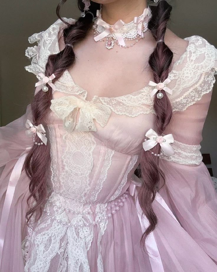 Princess Pink A Line Long Sleeve Lace Chiffon Prom Dress Party Dress 16th Birthday Dress DP3376