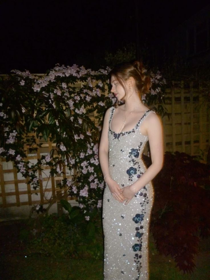 Gorgeous Silver-Grey Mermaid Square Neck Butterfly Rhinestone Long Prom Dress Evening Dress DP7541