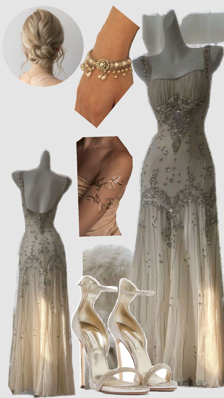 Stunning A Line Straps Rhinestone Ivory Chiffon Prom Dress Party Dress DP3607