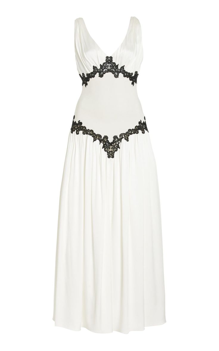 Simple A Line V Neck Black Lace White Satin Prom Dress Graduation Prom Dress DP2255
