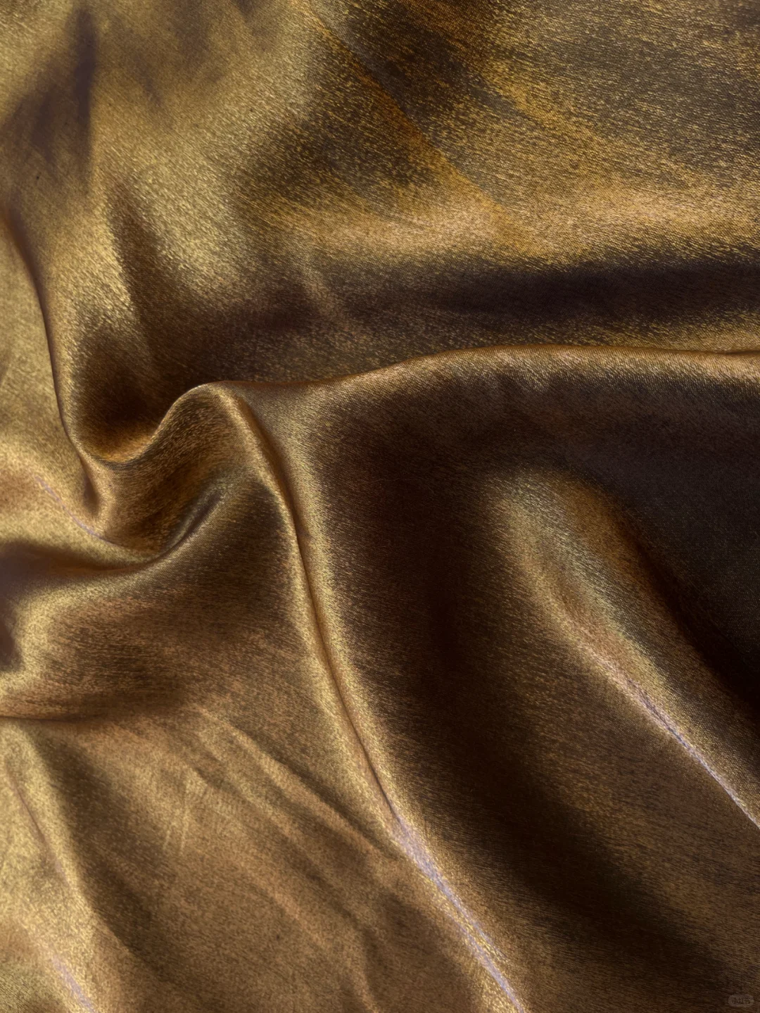 Bronze Gold Mermaid Spaghetti Strap Layered Satin Party Dress Wedding Guest Dress DP2587