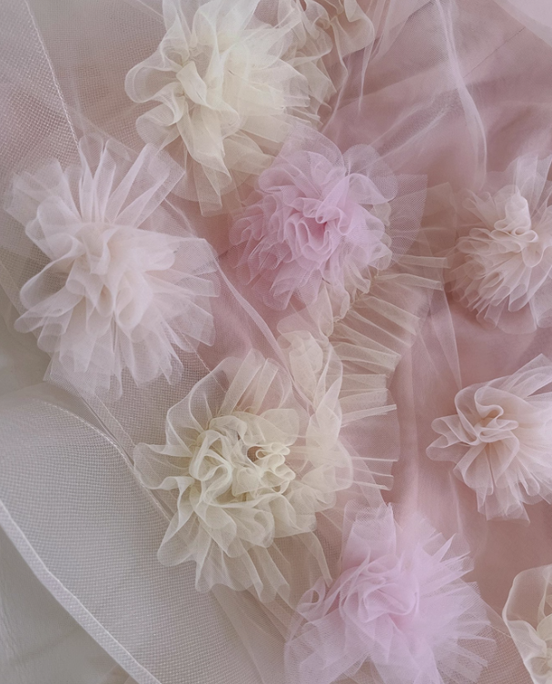 Fairy Pink Spaghetti Straps Tulle Birthday Short Prom Dress Homecoming Dress DP498