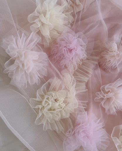 Fairy Pink Spaghetti Straps Tulle Birthday Short Prom Dress Homecoming Dress DP498