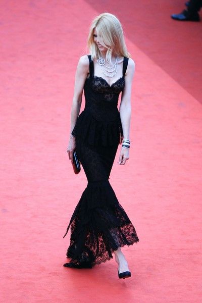 Sexy Black Mermaid Strap Lace Long Prom Dress Evening Dress Formal Dress DP3271