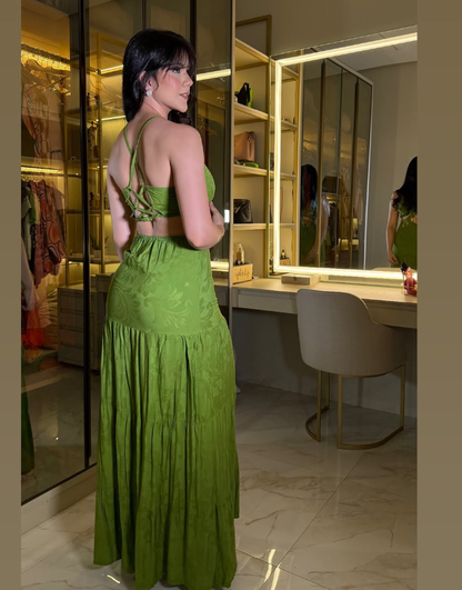 Sexy Sheath Spaghetti Strap Green Satin Prom Dress Evening Dress DP1677
