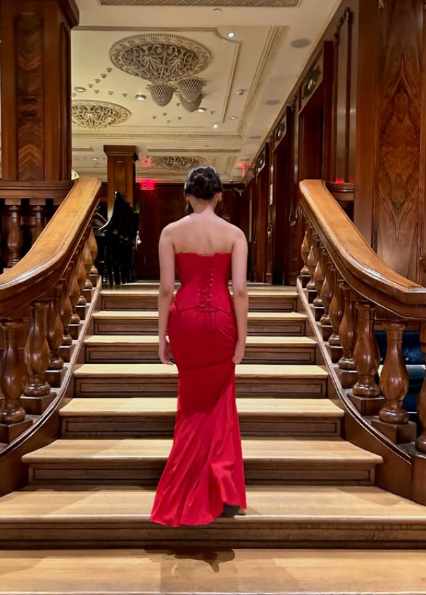 Sexy Red Sheath Sweetheart Neck Satin Long Prom Dress Evening Dress with Slit DP5123
