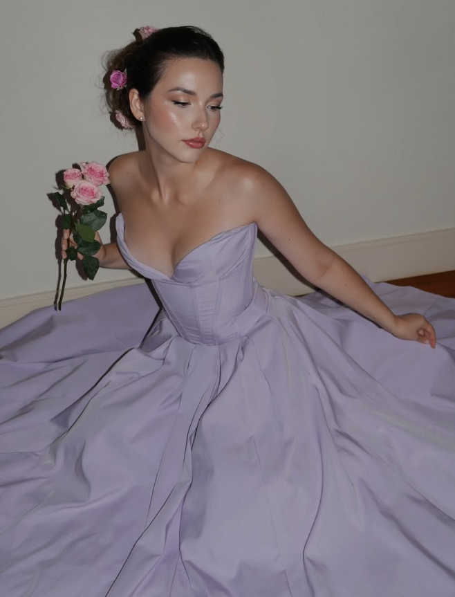 Purple Princess A Line Sweetheart Neck Corset Satin Long Prom Dress Party Dress Formal Gown DP3382