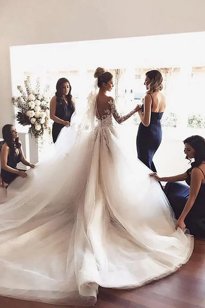 Navy Spaghetti Straps Mermaid Long Bridesmaid Dress DP5565