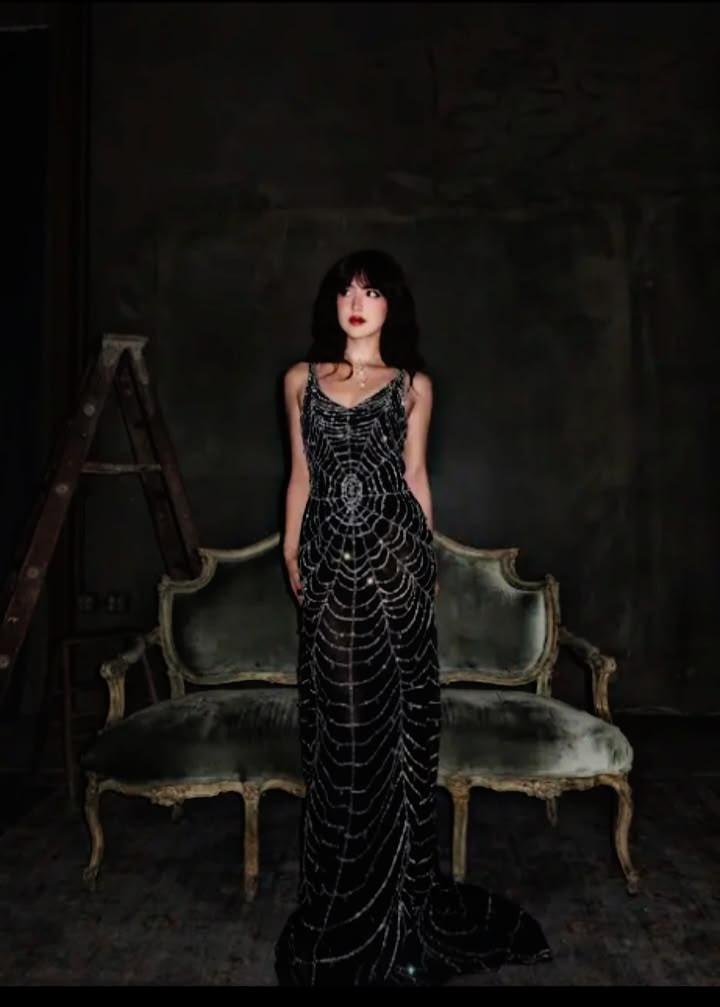 Sexy Black Sheath Straps Shiny Beaded Tulle Backless Long Prom Dress DP8144