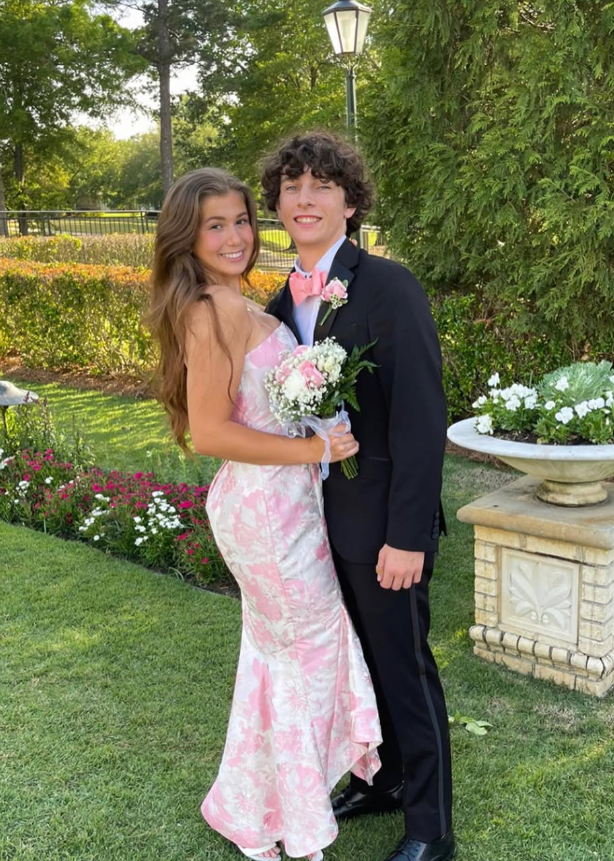 Mermaid Sweetheart Neck Pink Print Floral Long Prom Dress Evening Dress DP1426