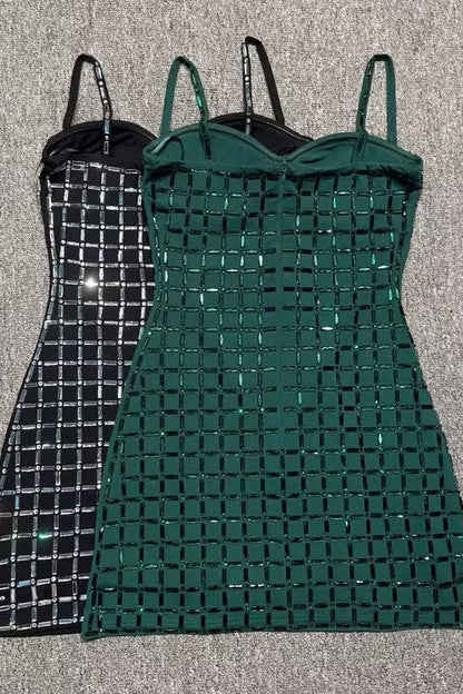 Shiny Rhinestone Emerald Sheath Strapless Satin Short Homecoming Dress DP7687