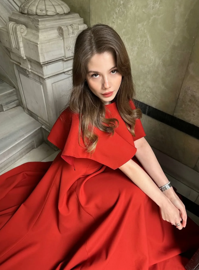Red Classic A Line Simple Satin Long Prom Dress DP5024