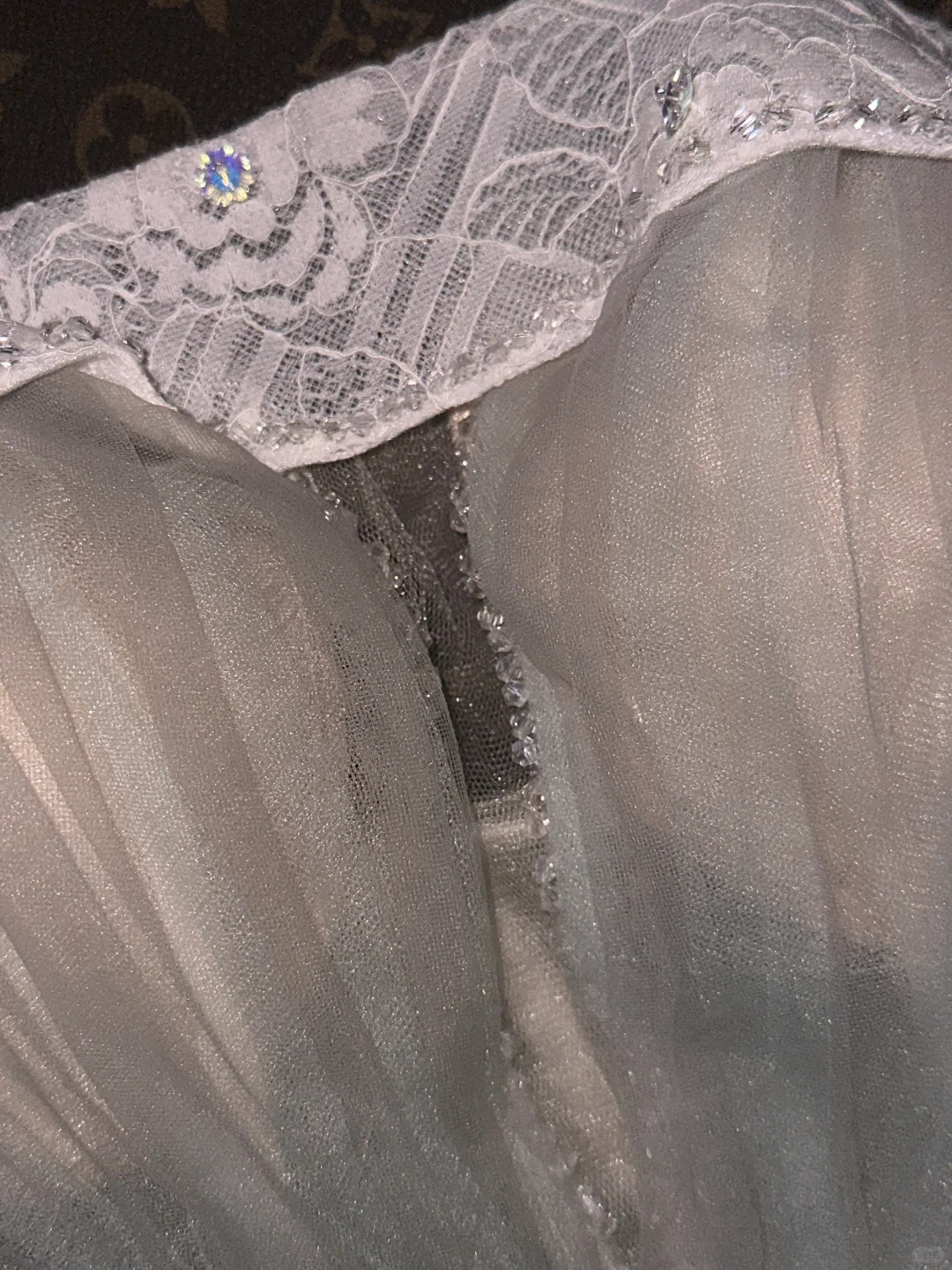 Vintage A Line Strapless Grey Tulle Long Prom Dress Date Dress DP4425