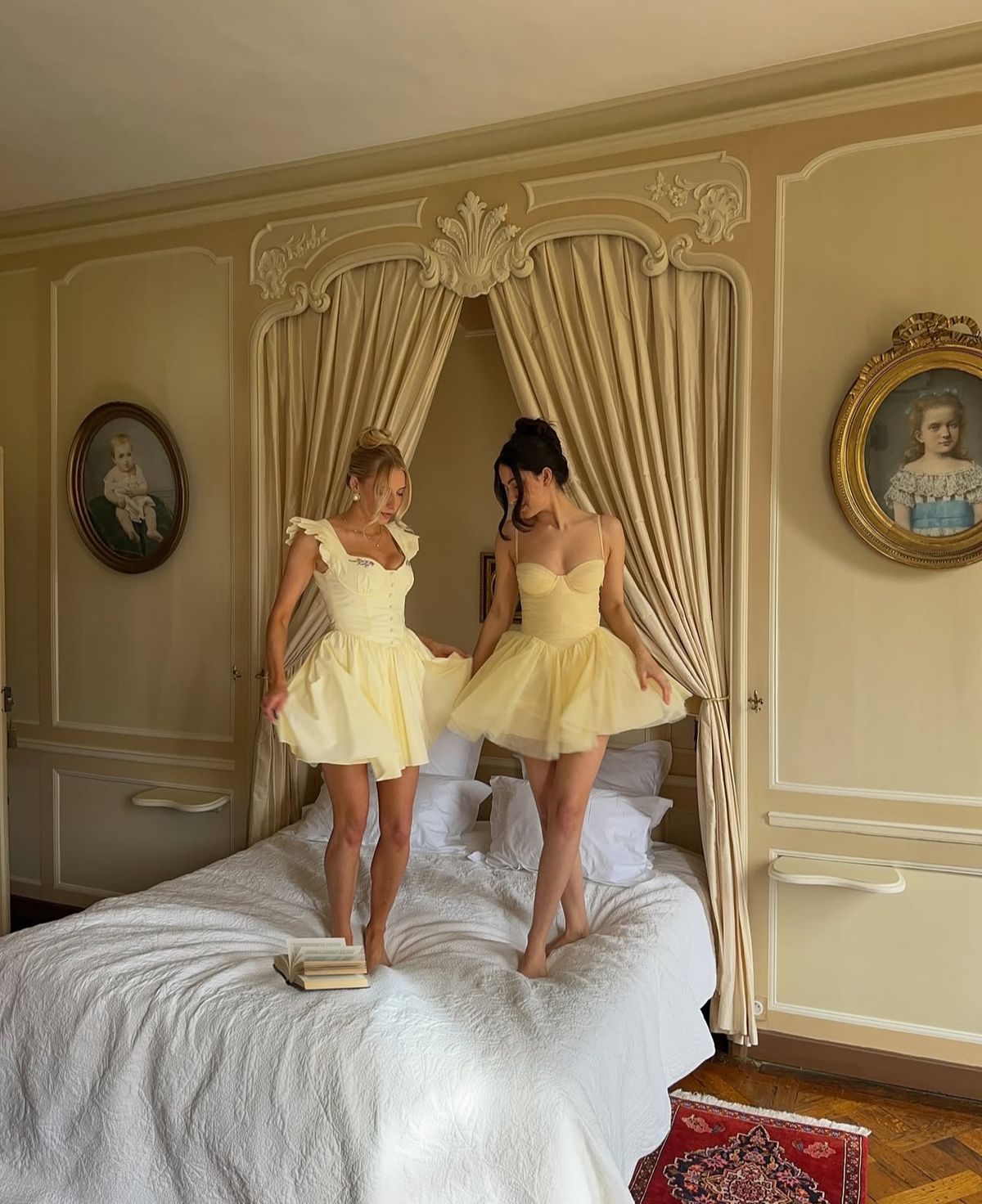 Sweety Yellow A Line Straps Tulle Short Prom Dress Homecoming Dress Outfits DP6818