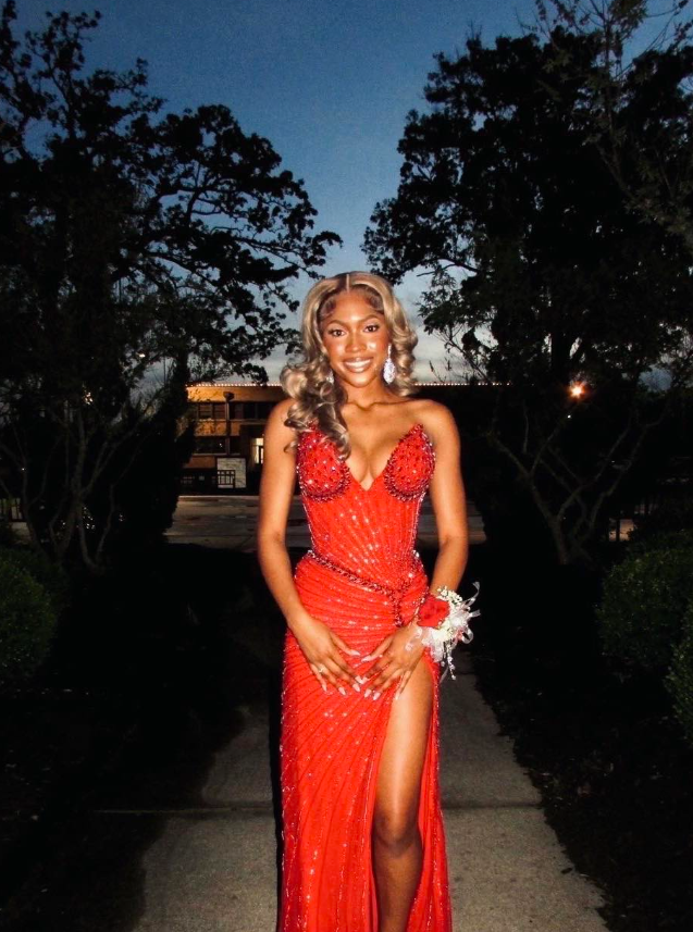 Sexy Red Sheath Sweetheart Neck Shiny Beaded Satin Slit Long Prom Dress Evening Dress DP6280