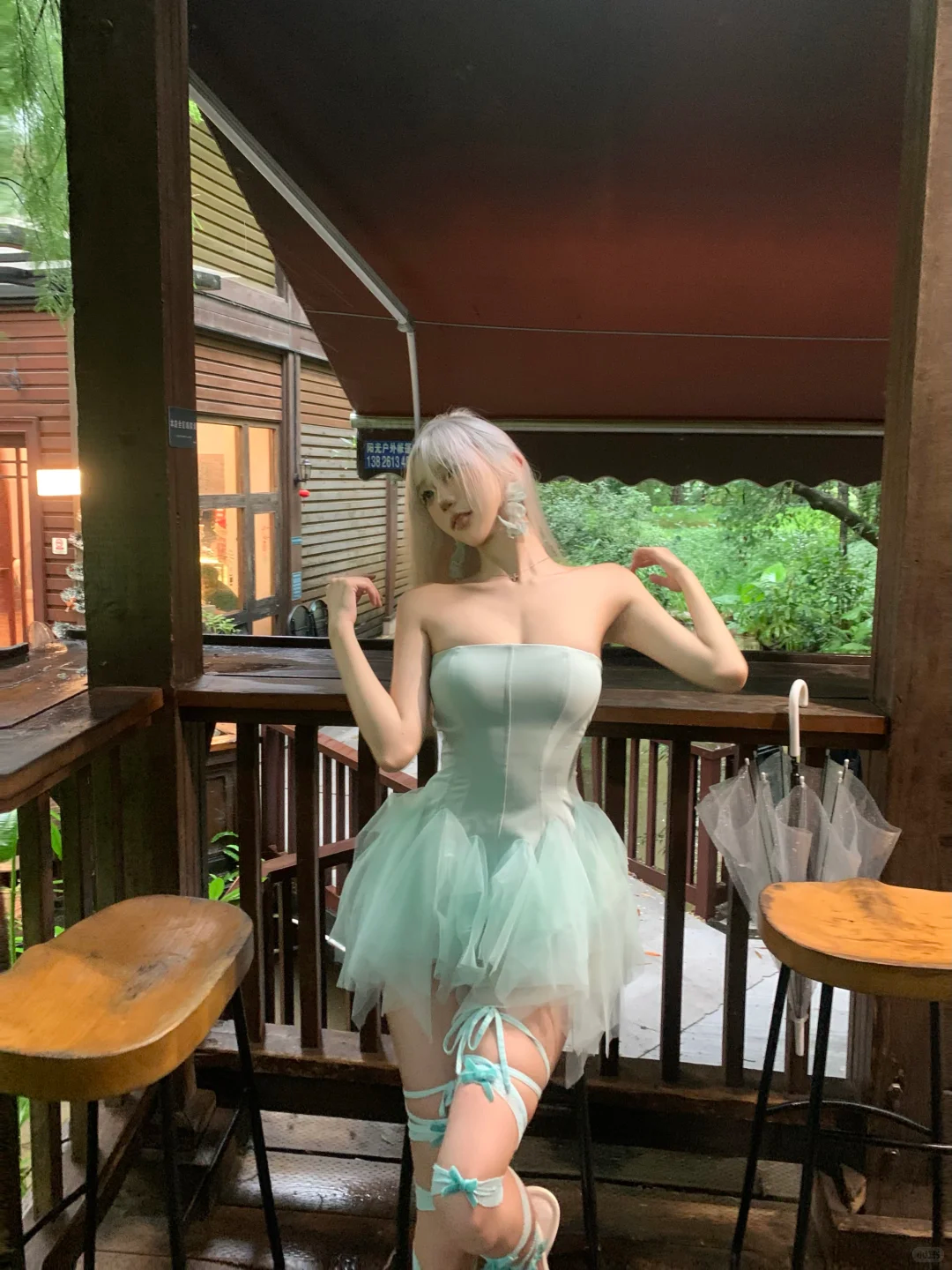 Mint Green A Line Strapless Tulle Satin Short Homecoming Dress Outfits DP3843