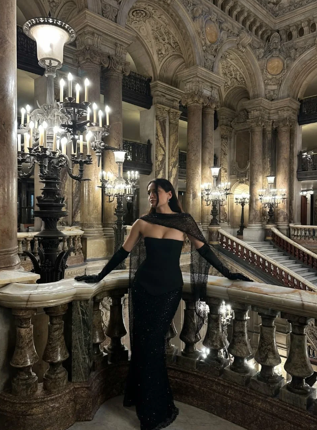 Elegangt Black Sheath Strapless Shiny Beaded Sequin Satin Prom Dress Evening Dress DP5026
