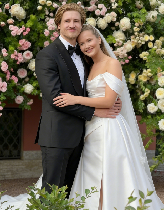 Classic A Line Off the Shoulder Pleated Satin Long Prom Dress Wedding Dresses DP3664