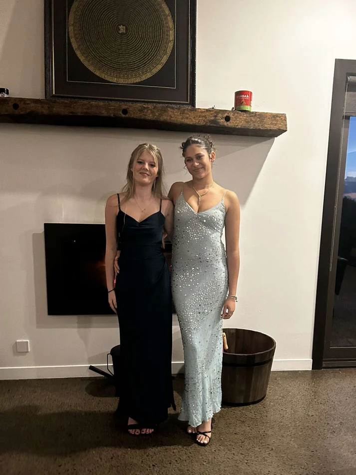 Baby Blue Sheath Spaghetti Straps Sequin Beaded Chiffon Prom Dress Wedding Guest Dress DP4935