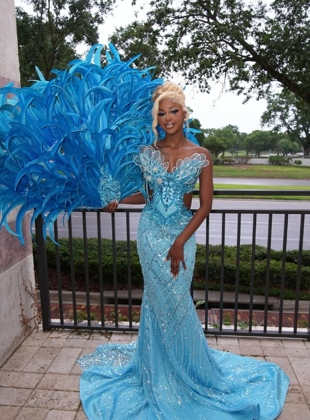 Chic Mermaid Strapless Shiny Beaded Sequin Tulle Long Sweep Prom Dress DP5053