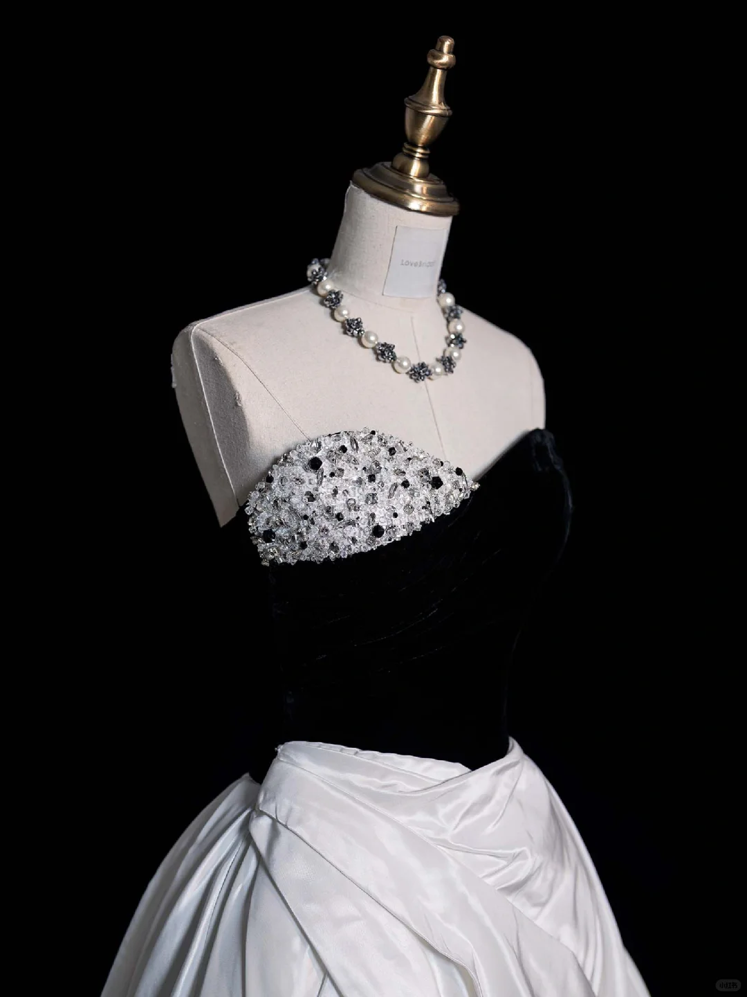 Cute A Line Sweetheart Neck Beaded White Satin Prom Dress Graduation Prom Dress DP2016