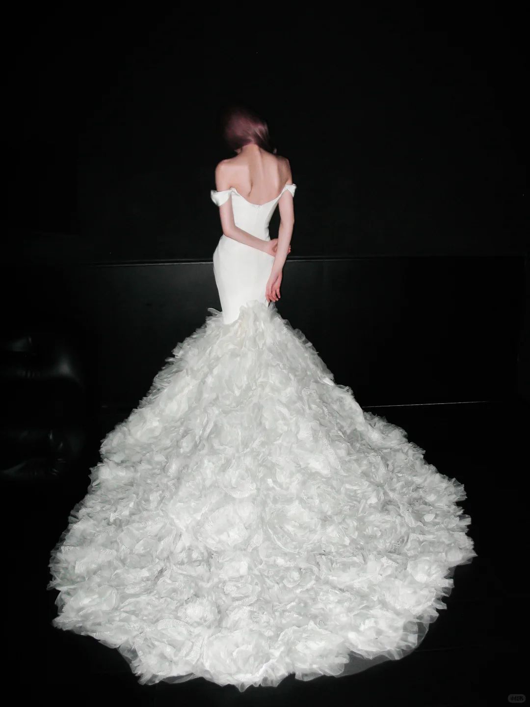 Timeless Elegance Mermaid White Satin Tulle Long Wedding Dress DP5199