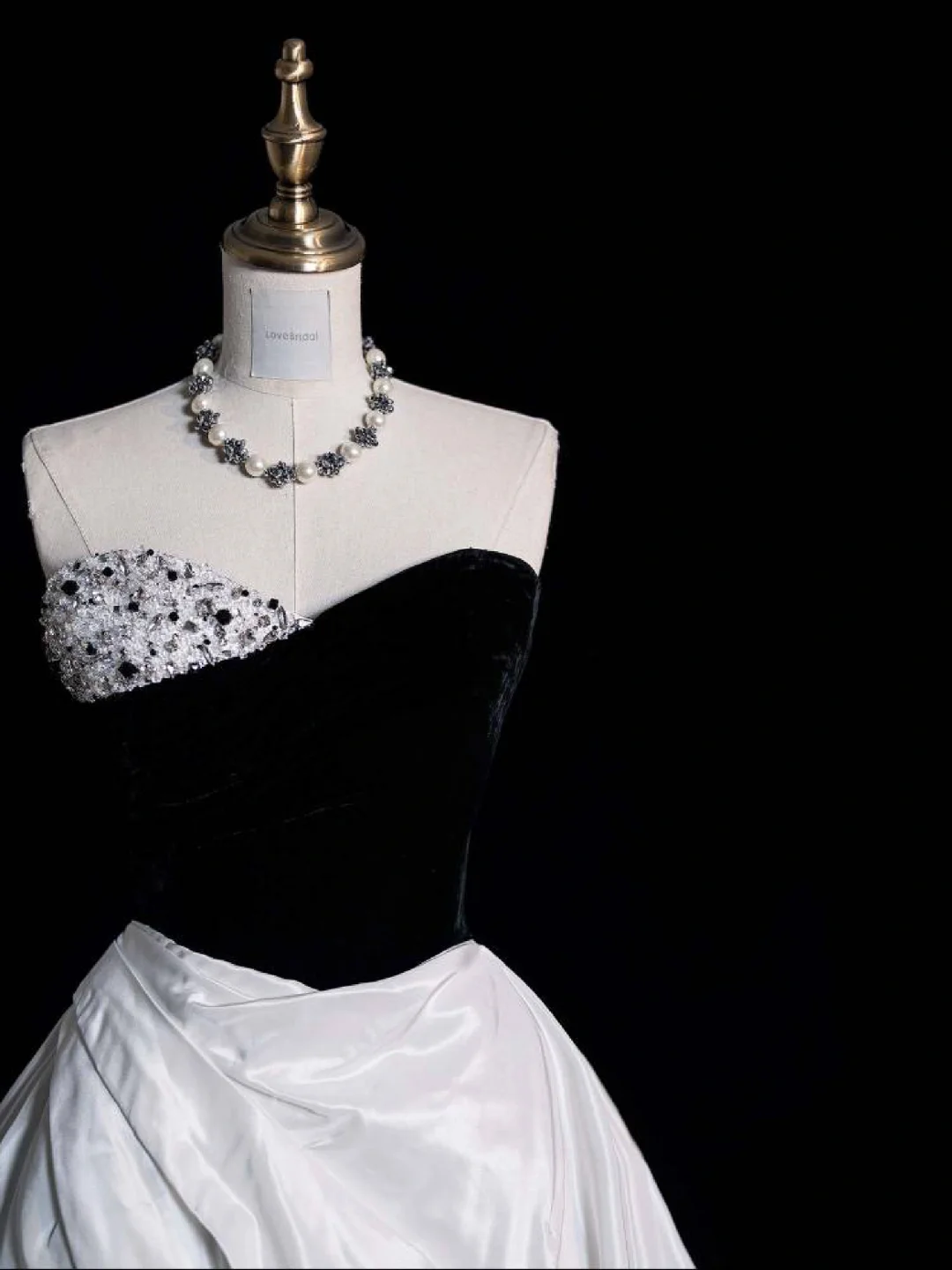 Cute A Line Sweetheart Neck Beaded White Satin Prom Dress Graduation Prom Dress DP2016