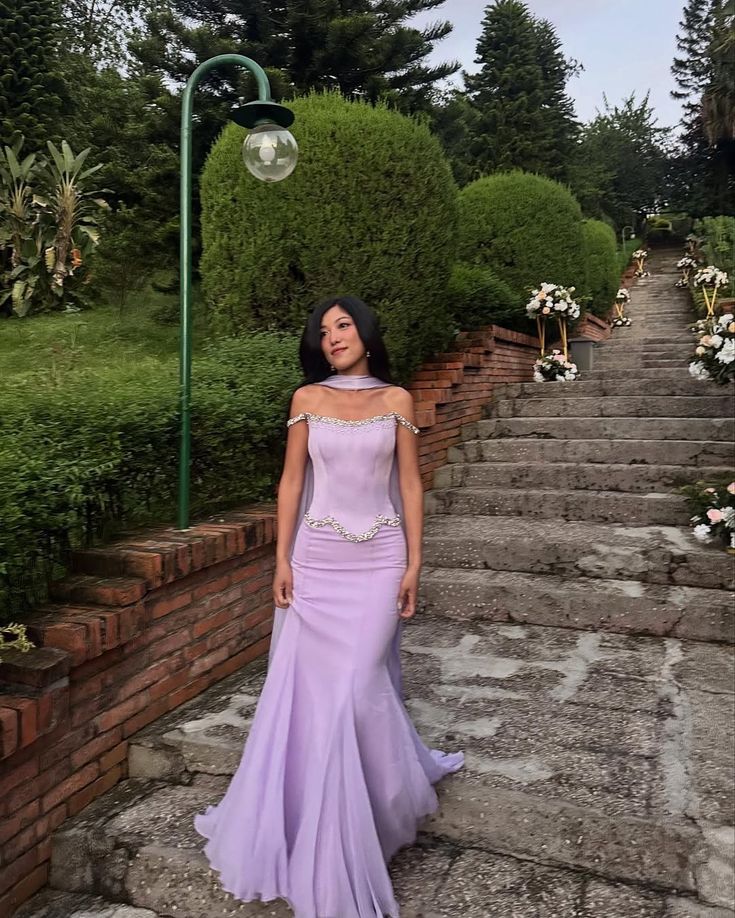 Charming Mermaid Rhinestone Strap Satin Chiffon Long Prom Dress Graduation Prom Dress DP6641