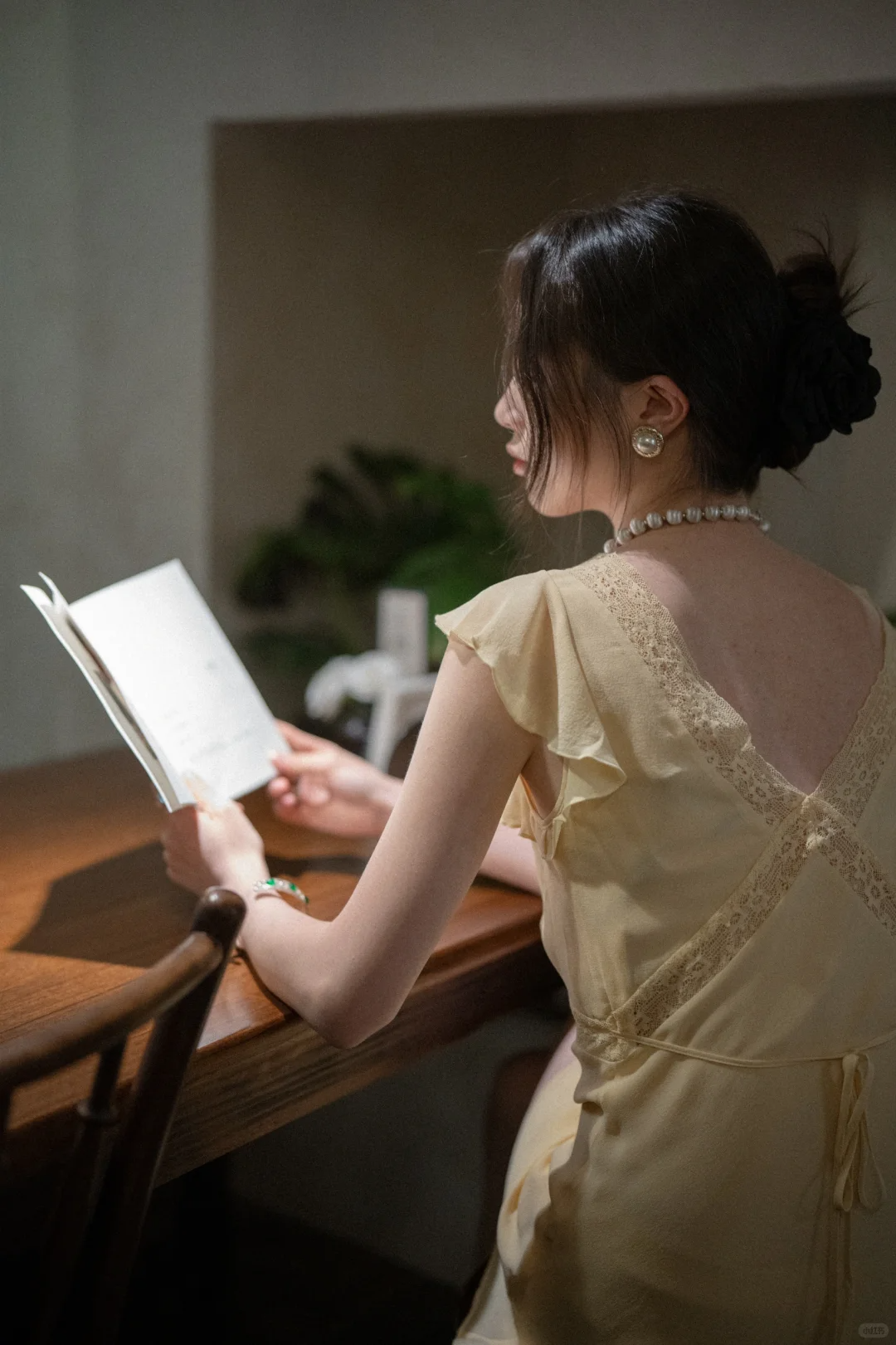 Cute Light Yellow A Line V Neck Chiffon Short Homecoming Dress Outfits DP4536