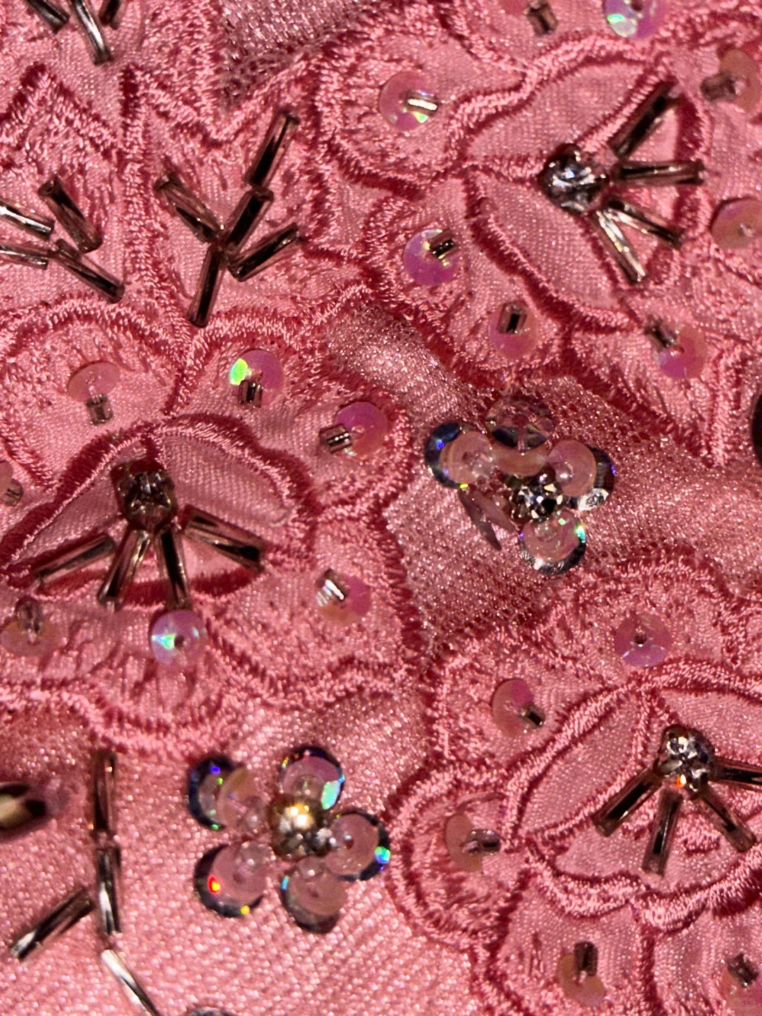 Vintage A Line Sweetheart Neck Beaded Pink Satin Tulle Long Prom Dress DP4423