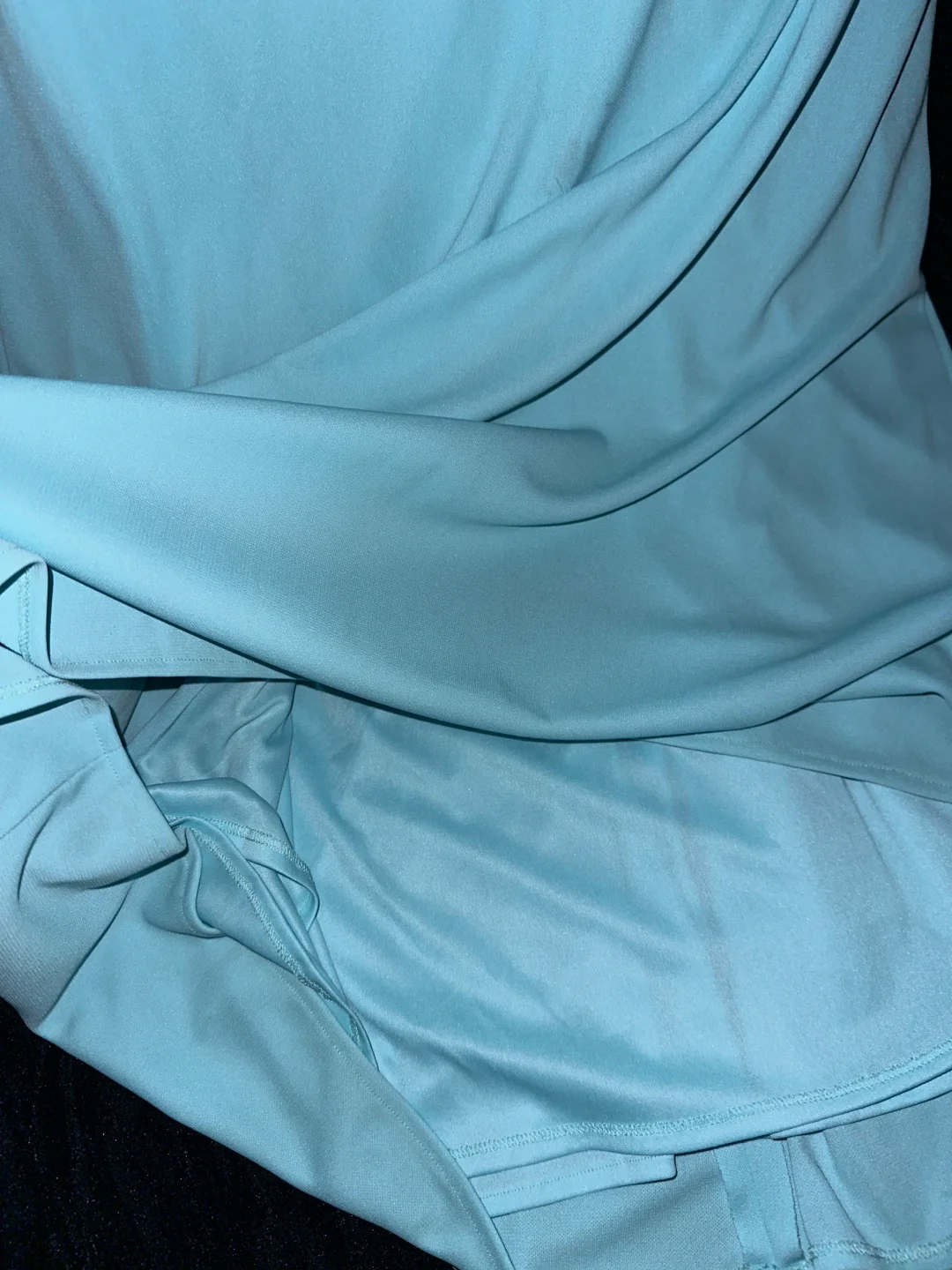 Vintage Mermaid Halter Beaded Blue Satin Long Prom Dress DP4421