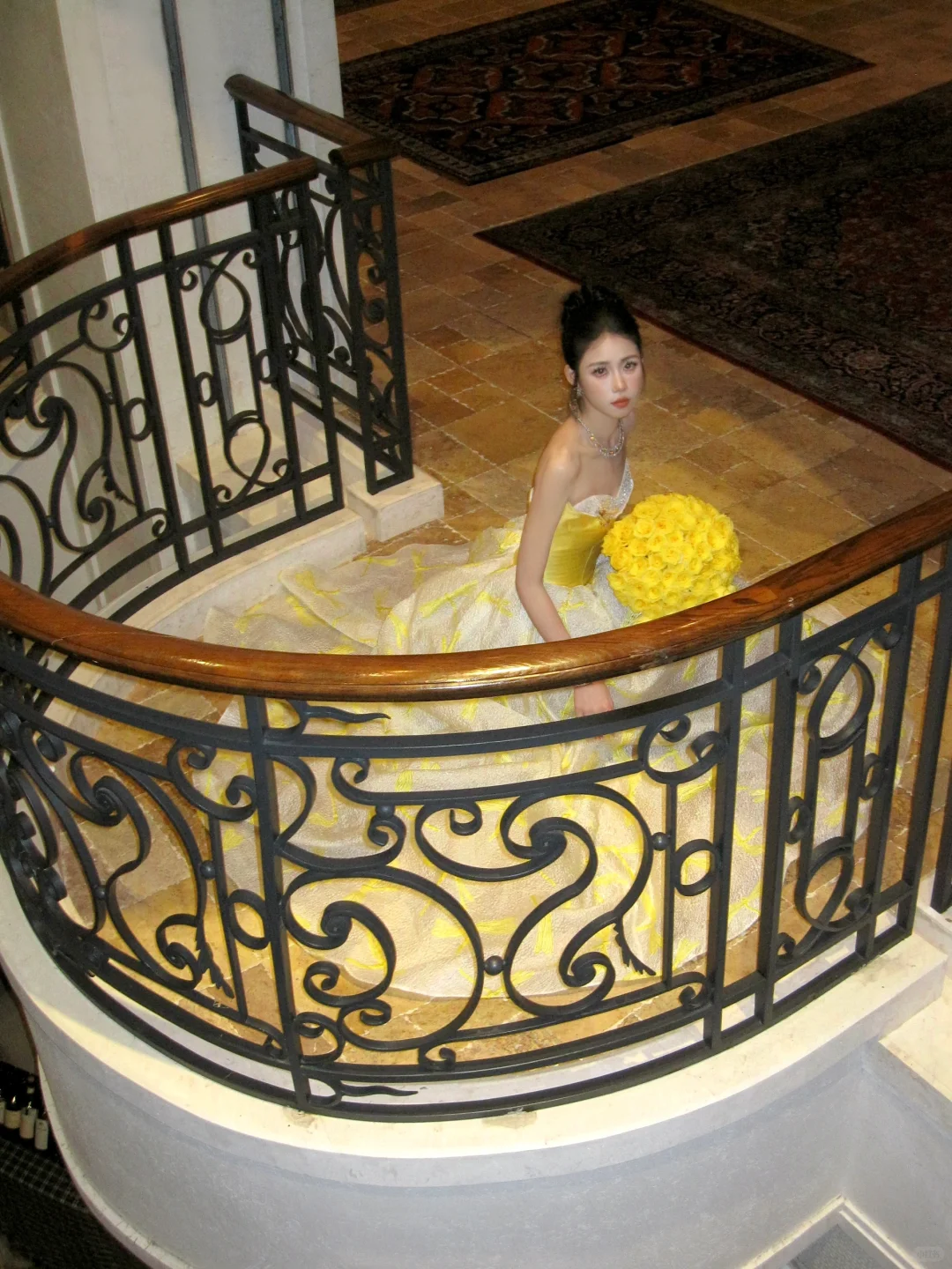 Charming A Line Sweetheart Neck Yellow Satin Long Sweep Party Dress Prom Dress DP2509