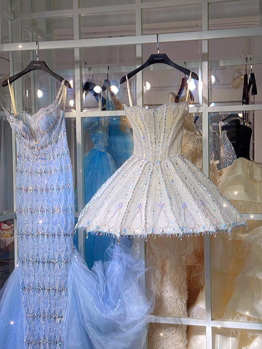 White Stunning A Line Strapless Rhinestone Tulle Homecoming Dress Cocktail Dress DP2680