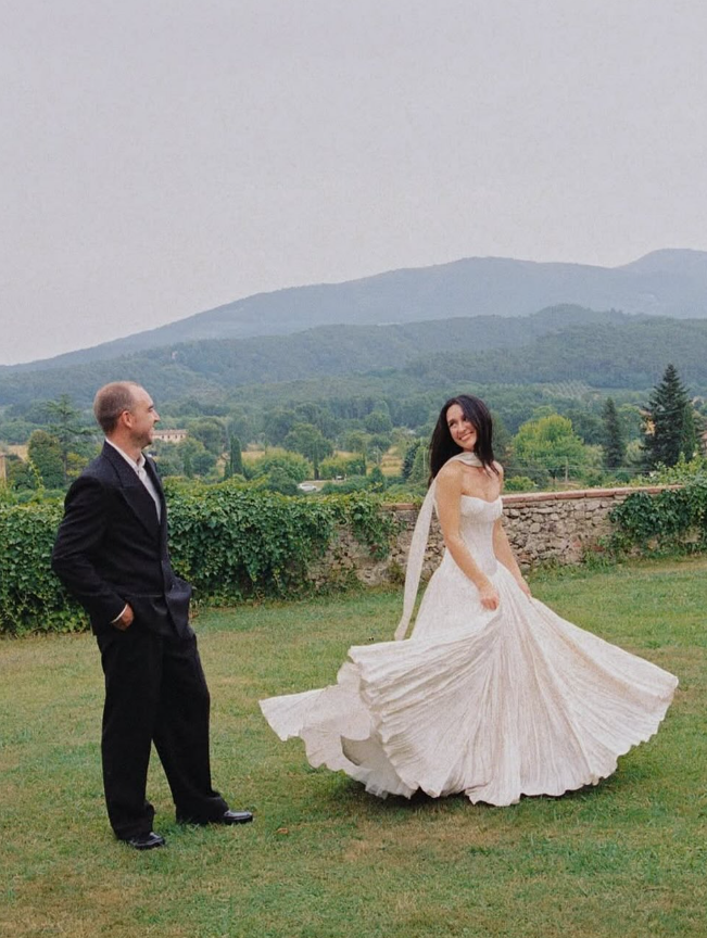 Elegant Ball Gown Strapless Corset Pleated Satin Prom Dress Wedding Dress DP4283