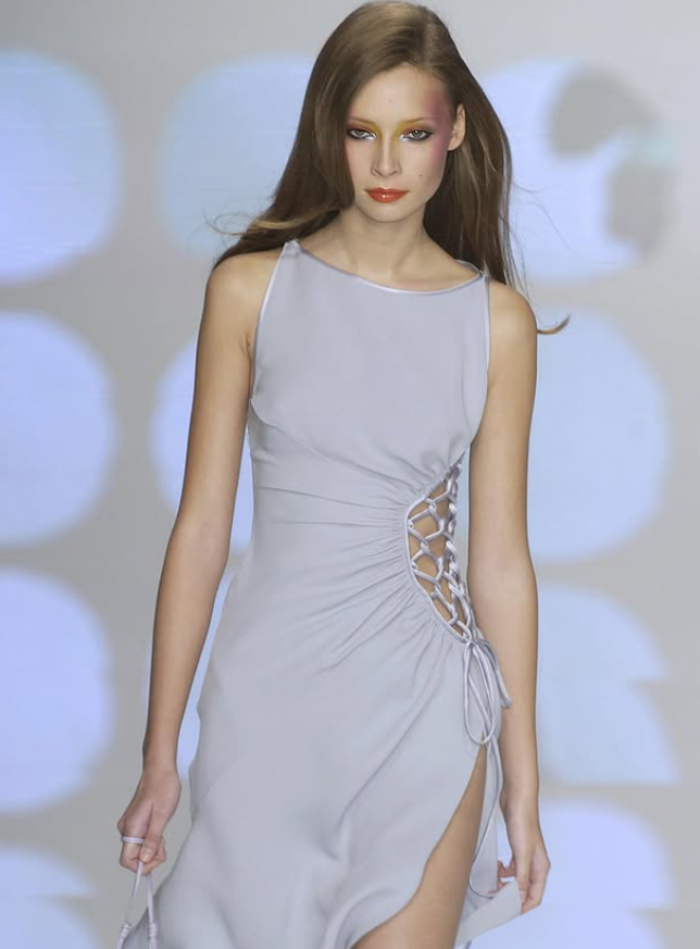 Simple A Line Round Neck Pleated Satin Homecoming Dress Vacation Dress DP3774