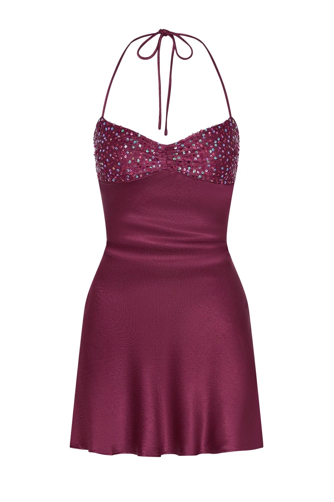 Cute Sheath Spaghetti Straps Purple Short Homecoming Dress with Beading DP7383