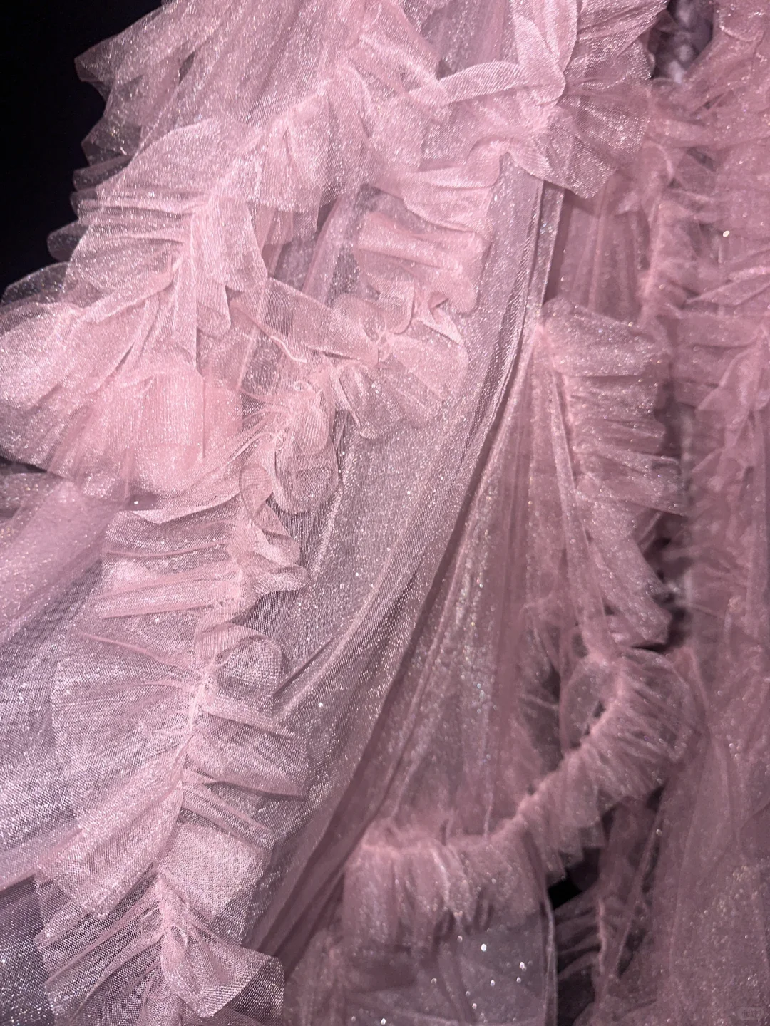 Princess Pink A Line Spaghetti Strap Corset Tulle Prom Dress 21th Birthday Dress DP3892