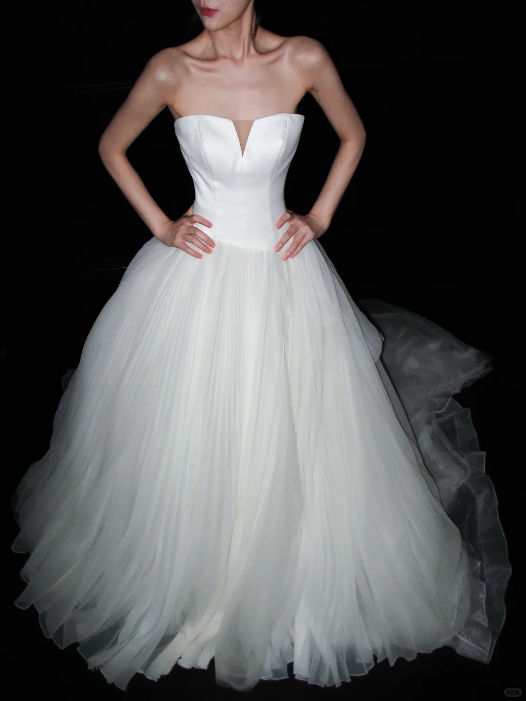 Cute White Ball Gown Sweetheart Neck Satin Tulle Long Train Wedding Dress DP8097