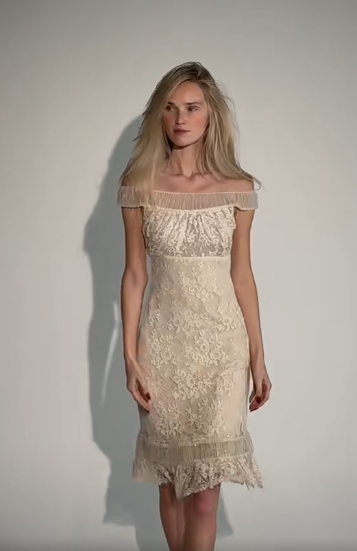 Vintage Sheath Off the Shoulder Apricot Lace Short Homecoming Dress Outfits DP4799