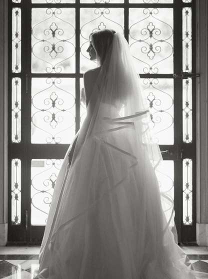 Classic Ball Gown Sweetheart Neck White Satin Long Train Wedding Dress DP5836