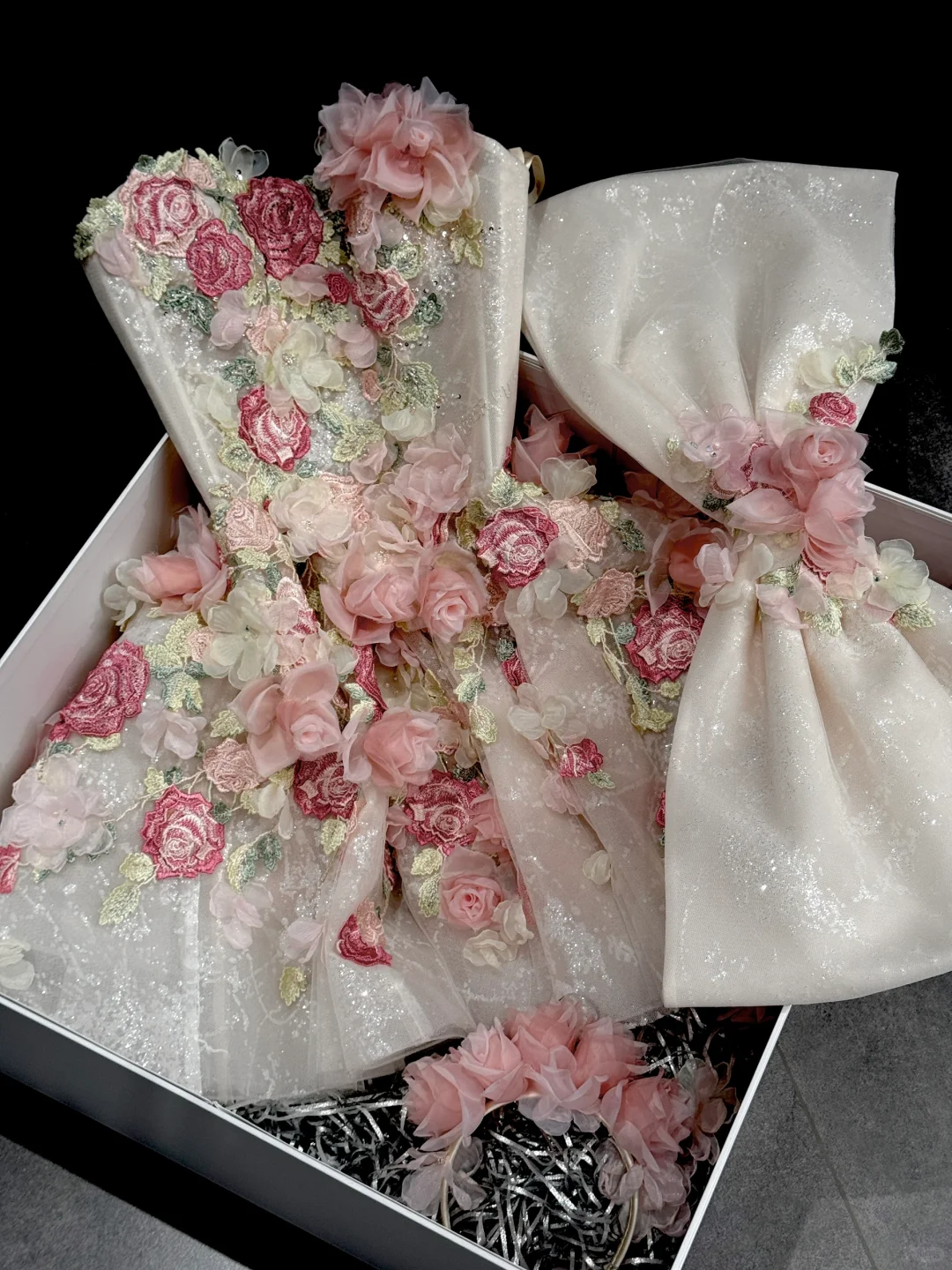 Pink Flower A Line Sweetheart Neck Sequin Tulle Mini Homecoming Dress Cocktail Dress DP3060