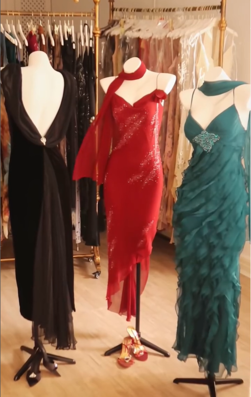 Burgundy Sheath Spaghetti Straps Beaded Chiffon Prom Dress Evening Dress DP3620