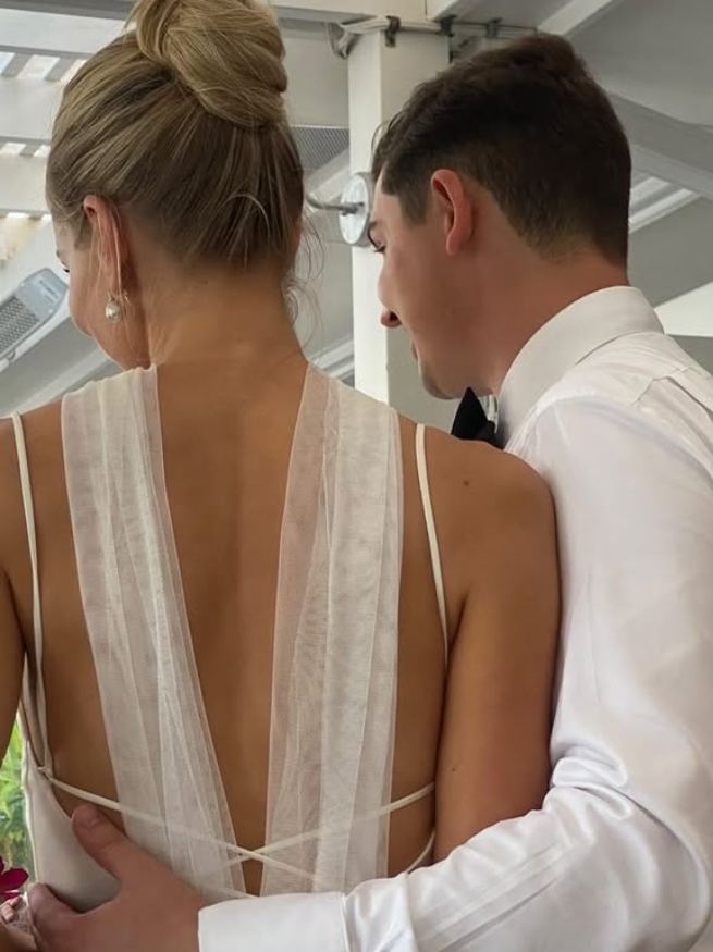 Stunning Mermaid Spaghetti Strap White Satin Open Back Wedding Dresses DP4347