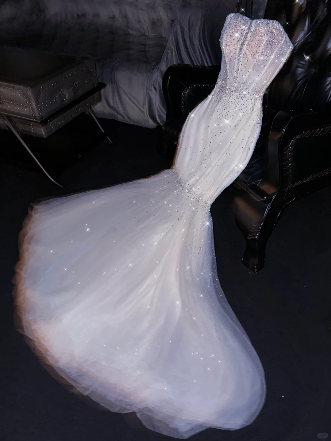 Gorgeous Mermaid Sweetheart Neck Sequin Tulle Long Party Dress Evening Dress DP2404