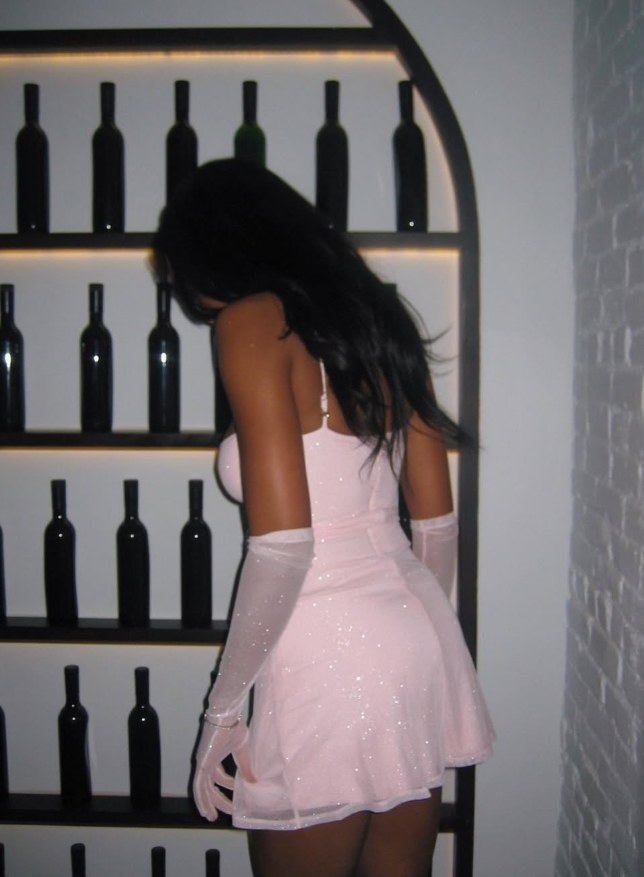 Cute Sheath Spaghetti Strap Light Pink Sequin Tulle Short Homecoming Dress DP1801