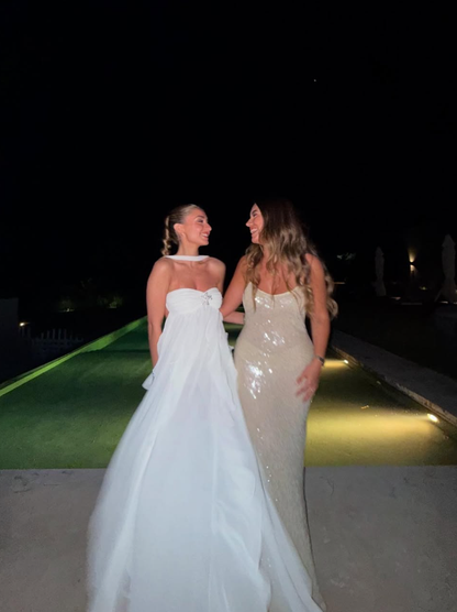 Flowy White A Line Halter Ruffle Chiffon Prom Dress Party Dress Vacation Dress DP3525