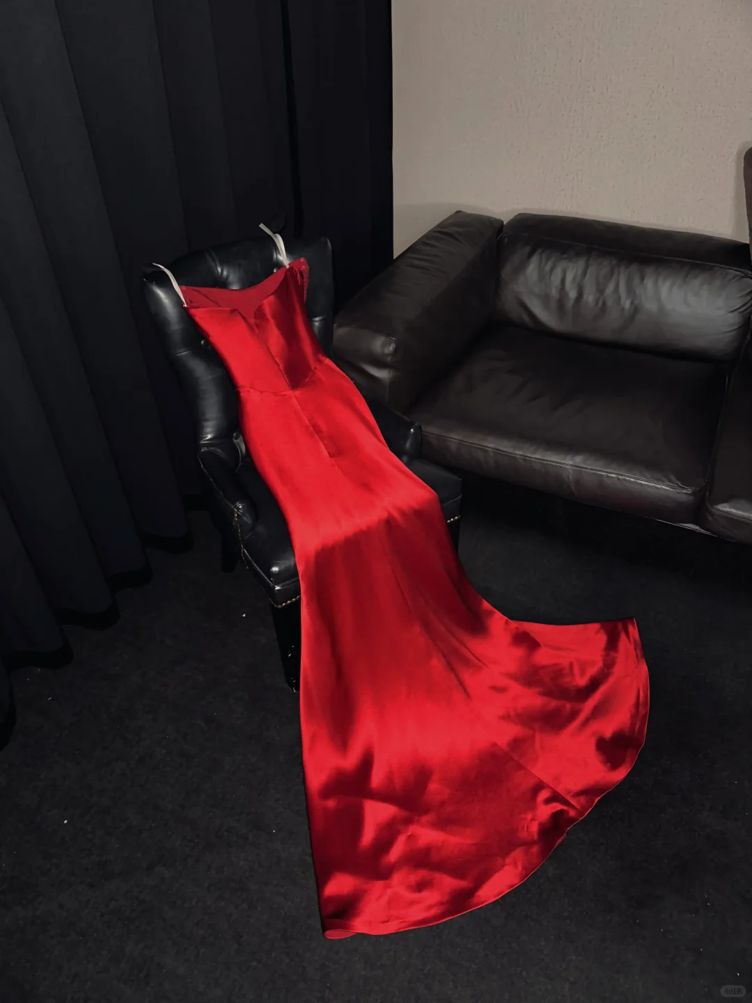 Burgundy A Line Strapless Sequin Satin Long Prom Dress Graduation Prom Dress DP1965