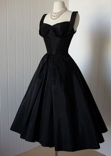 Simple Black Cocktail Dress Short Prom Dress Homecoming Dress  DP109