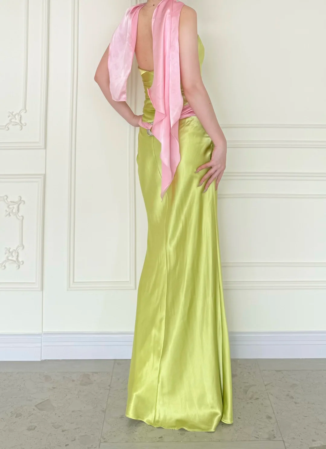 Fresh Free Vintage Mermaid Strapless Simple Satin Long Prom Dress DP5067