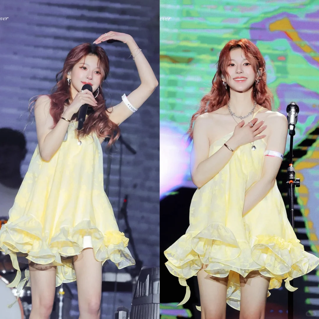Cute A Line One Shoulder Yellow Chiffon Short Homecoming Dress Cocktail Dress DP2640